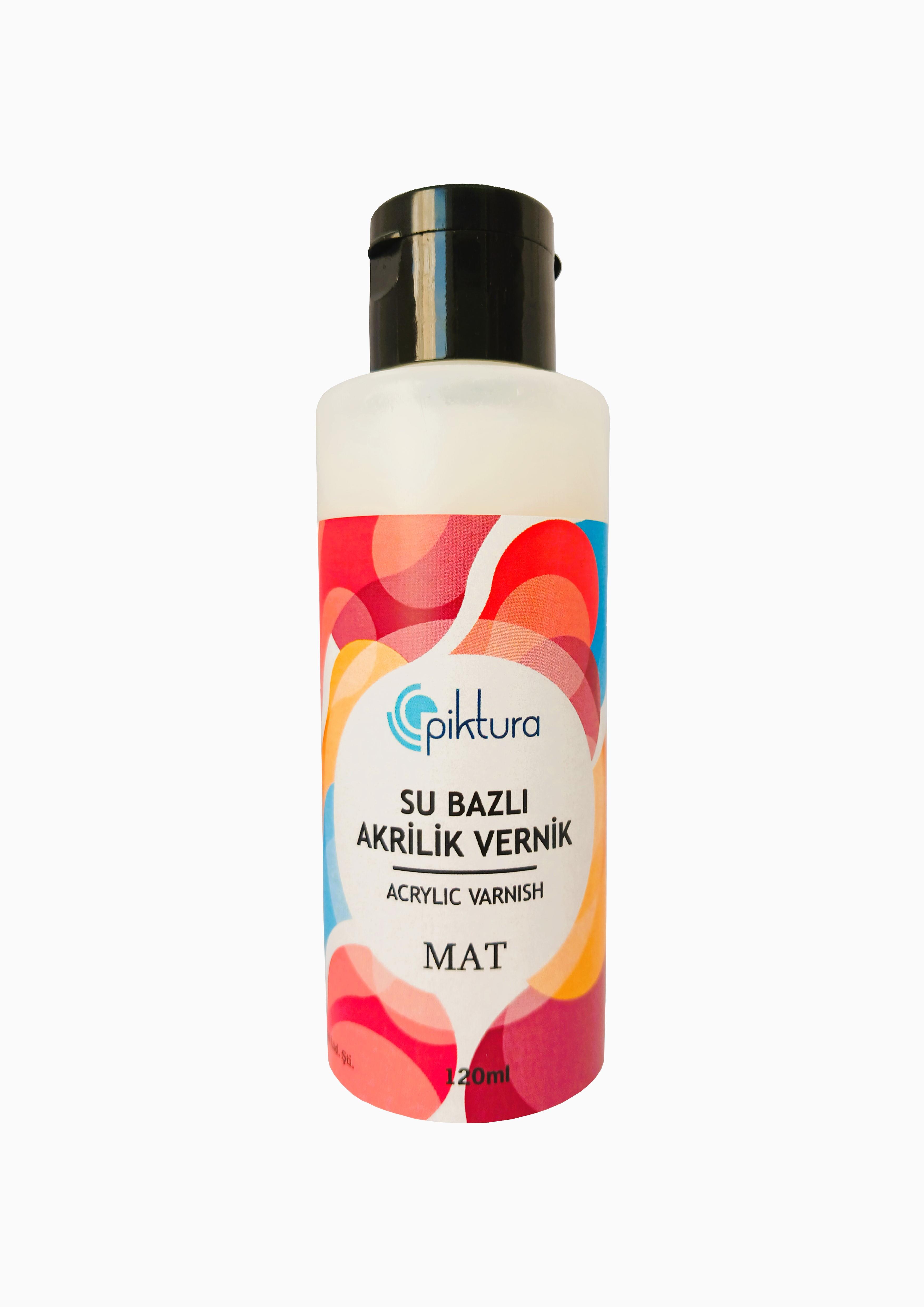 Piktura Akrilik Su Bazlı Vernik Mat 120ml