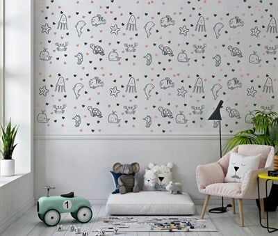 Piktura Duvar Dekorasyon Kendin Yap Diy Kiti (Sevimli Deniz Canlıları)