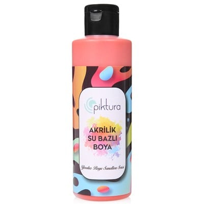 Piktura Su Bazlı Akrilik Boya 200 ml DR200 Pers Kırmızı