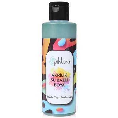 Piktura Su Bazlı Akrilik Boya 200 ml TG082 Koyu Orman