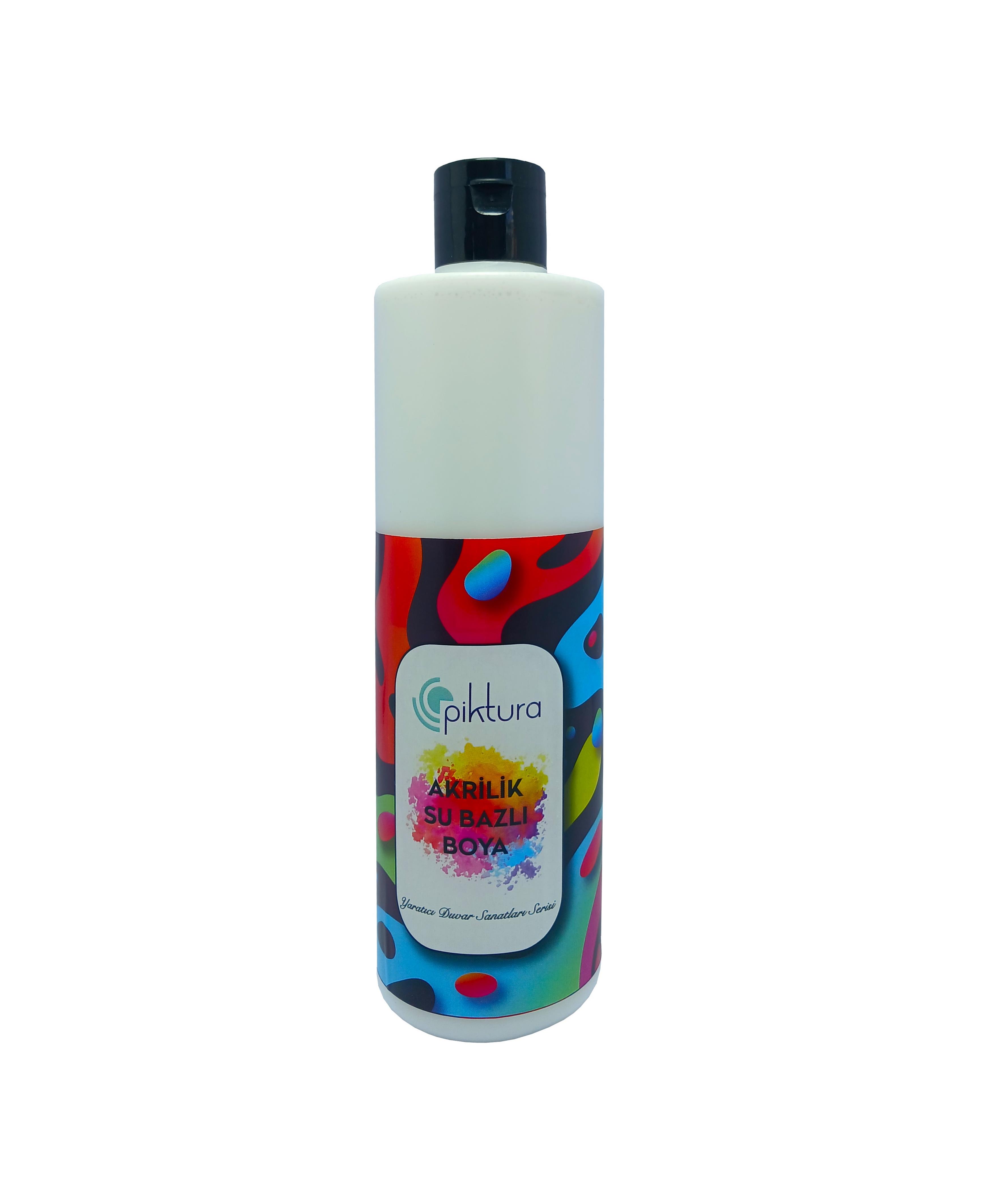Piktura Su Bazlı Silikonlu Silinebilir İç Cephe Duvar Boyası, Ekonomik Boy, 350ml - Bulut (açık mavi