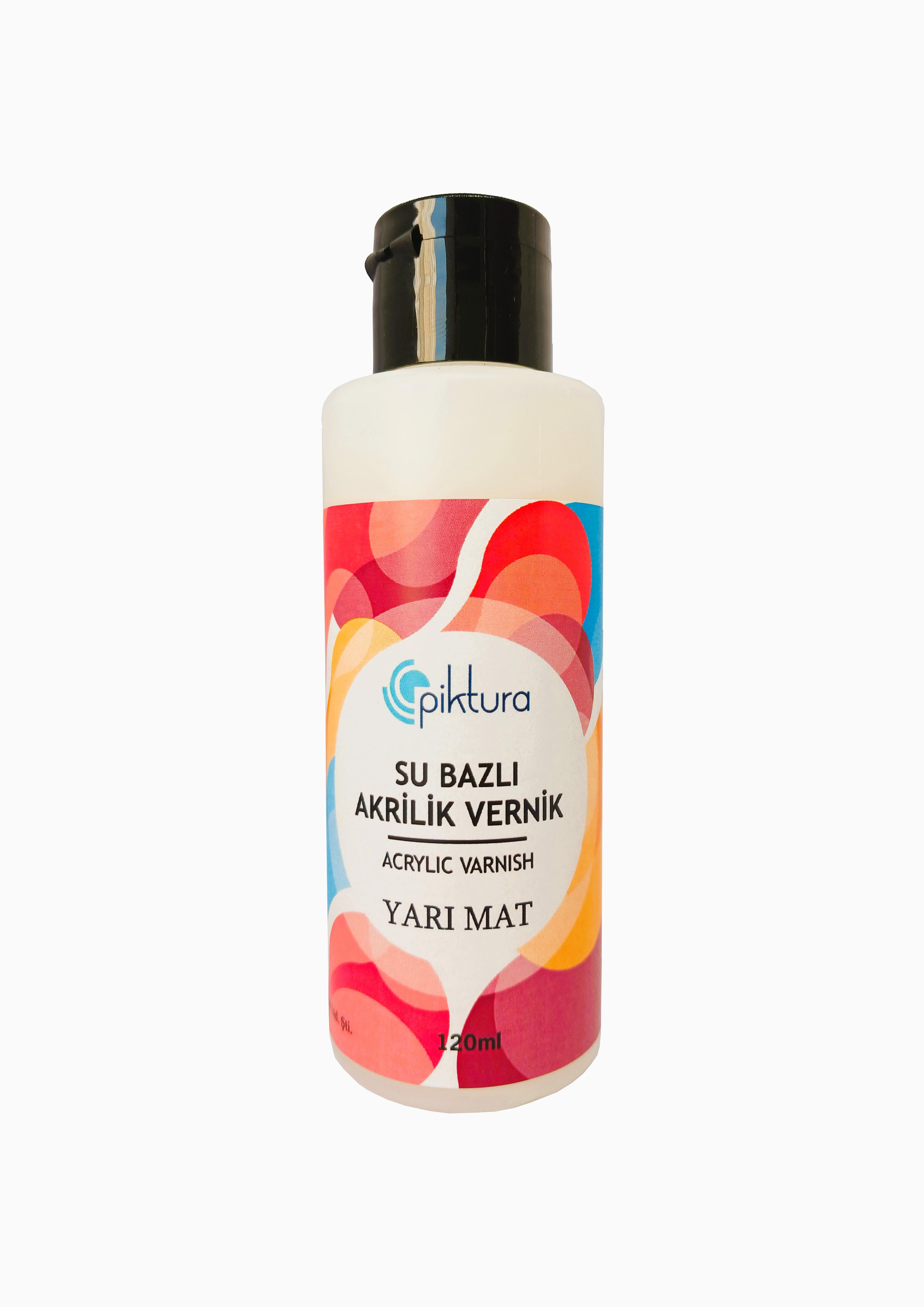 Piktura Su Bazlı Vernik Yarı Mat 120ml