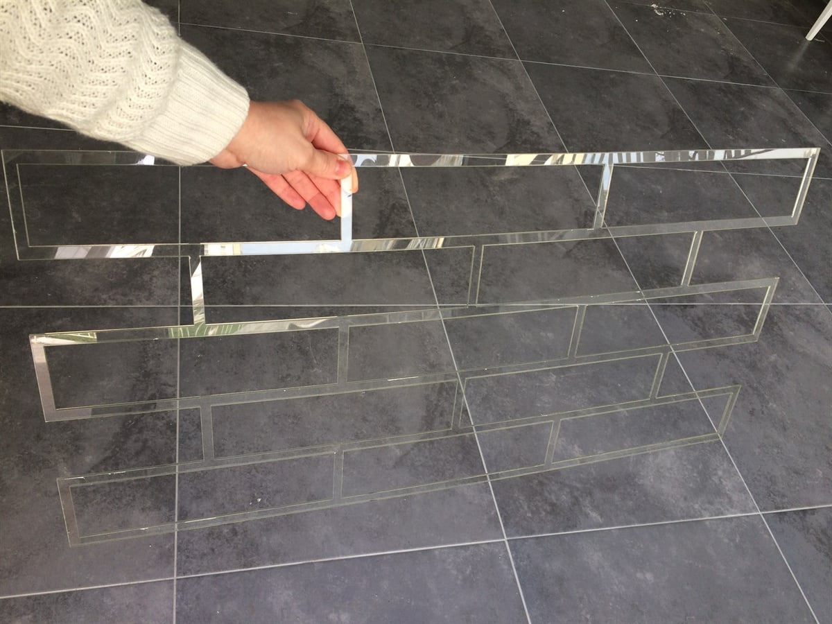 Piktura Tuğla Şablon Kalın Malzeme Rölyef Pasta Dekoratif Sıva Ve Saten Alçıya Uygun Loft-1 5mm