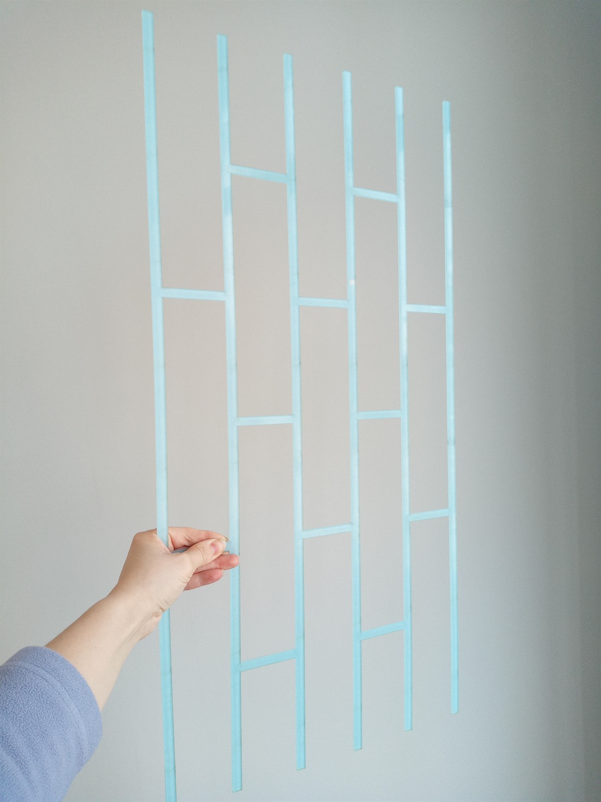 Piktura Tuğla Stencil Kalın Malzeme Rölyef Pasta, Dekoratif Sıva Ve Saten Alçıya Uygun Loft-2 (4mm)