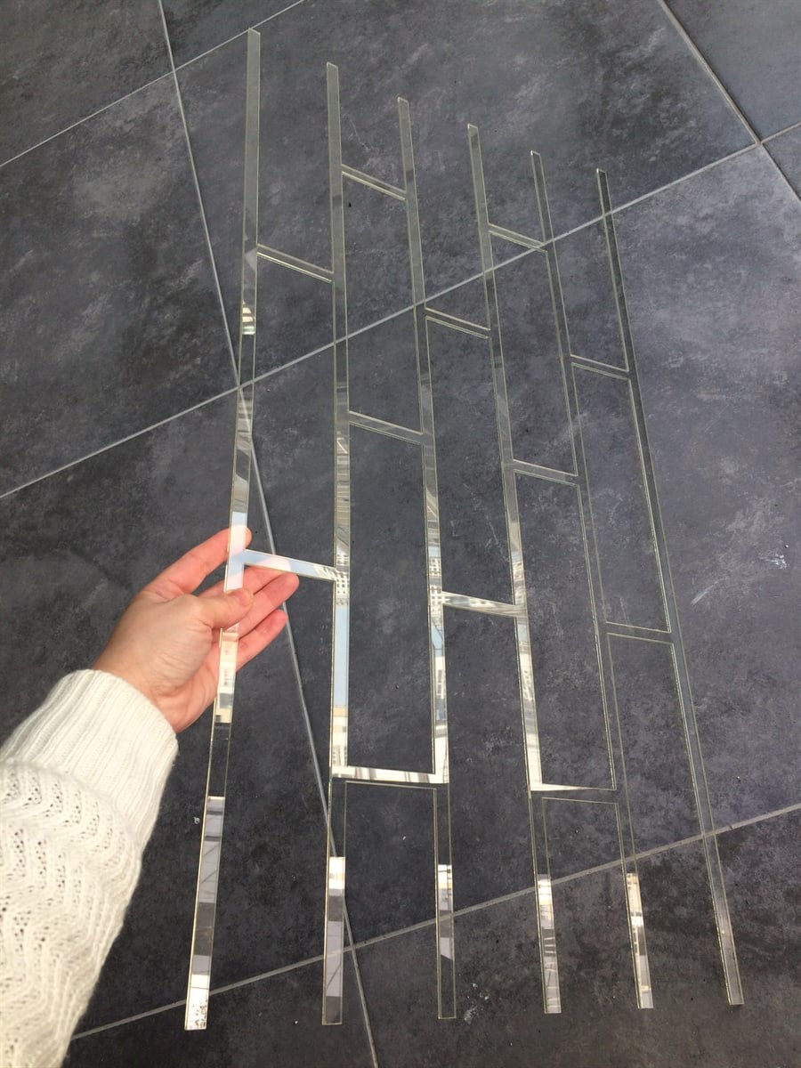 Piktura Tuğla Stencil Kalın Malzeme Rölyef Pasta, Dekoratif Sıva Ve Saten Alçıya Uygun Loft-2 (5mm)