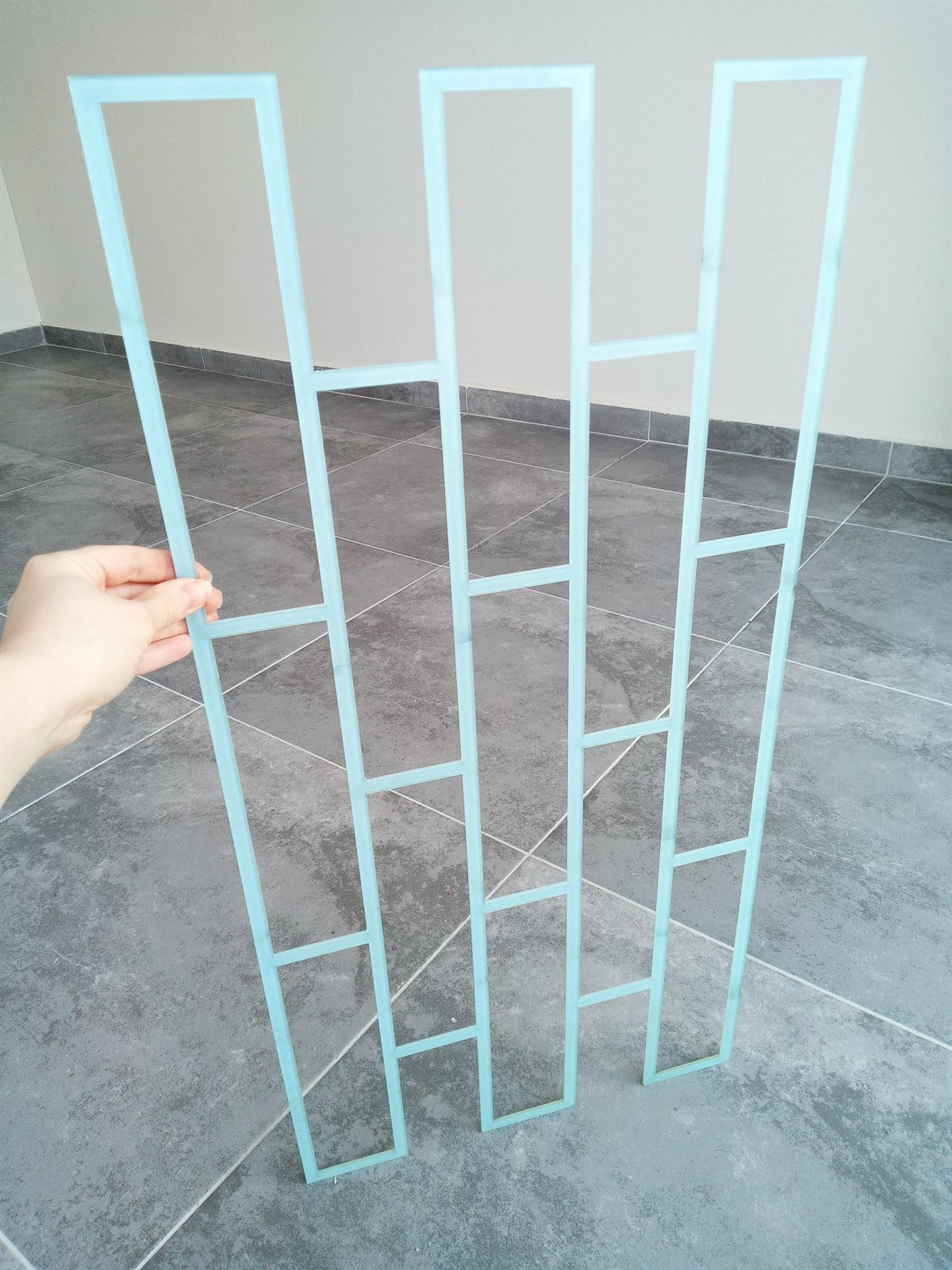 Piktura Tuğla Stencil Şablon Kalın Malzeme Rölyef Pasta, Dekoratif Sıva ve Saten Alçıya Uygun Loft-1 Model