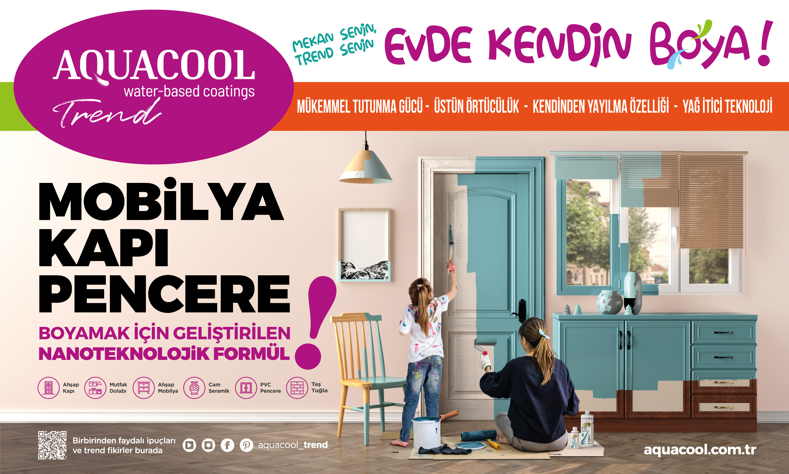 Aqucool İle Neyi Nasıl Boyarım