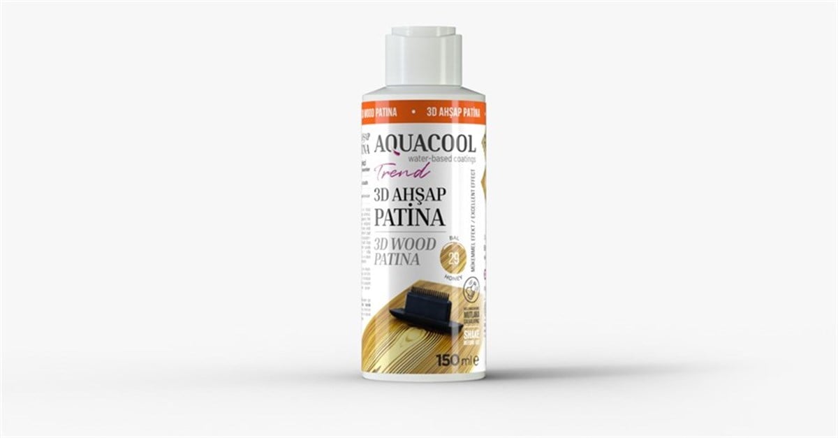 150 Ml Aquacoll Trend 3D Ahşap Patina Bal 29
