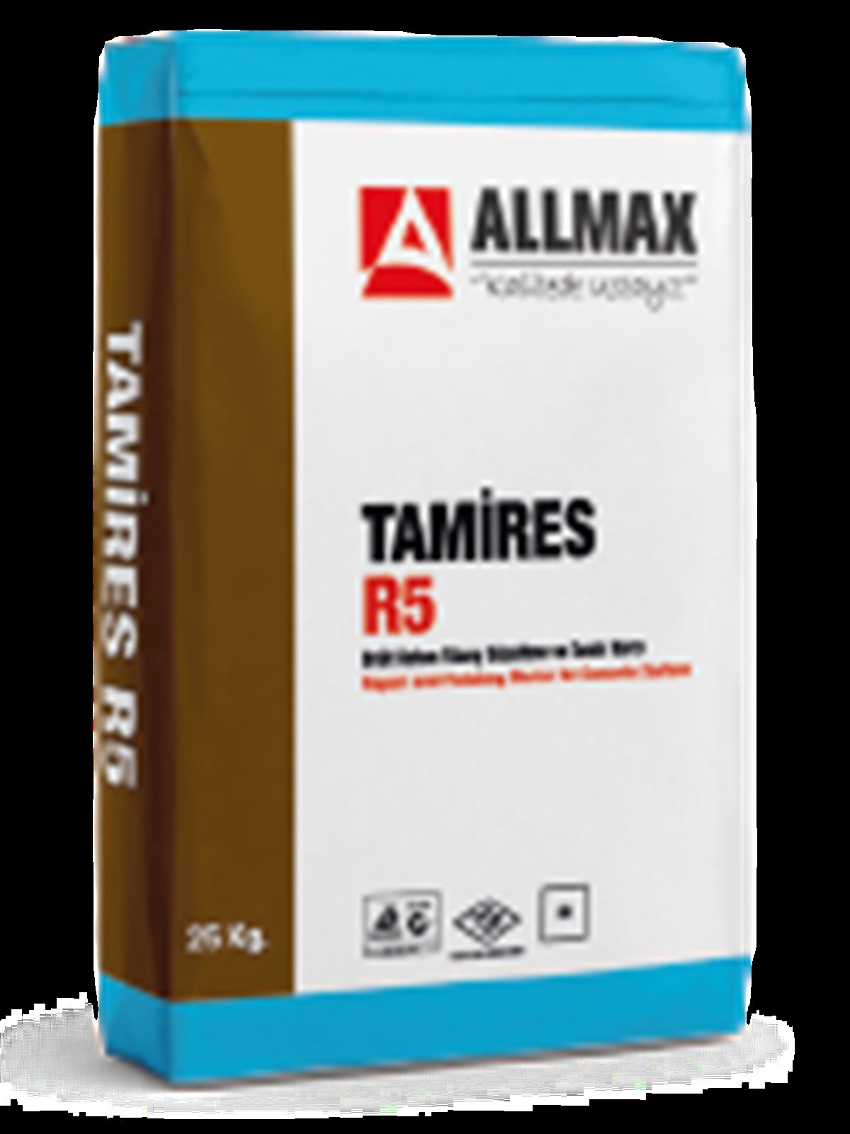 25/1 Allmax Tamir Harcı Tamires Gri 25 Kg Çimento Esaslı