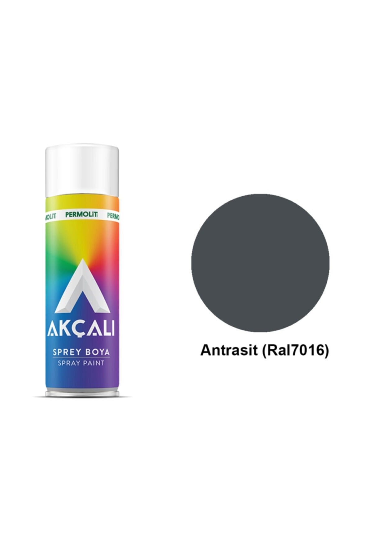 Akçalı Sprey Boya Antrasit Ral-7016 400 Ml