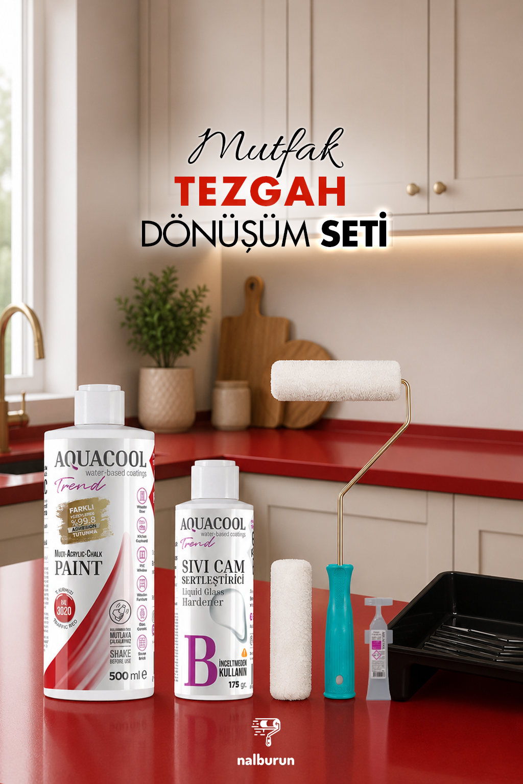 Aquacool Mutfak Tezgah Dönüşüm Seti