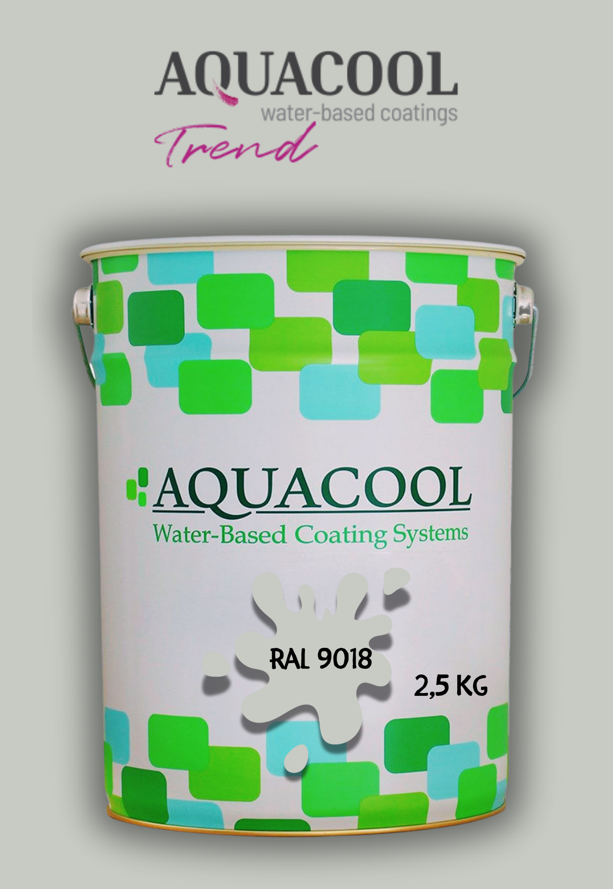 Aquacool Trend M.A.C K7 Ral Renkleri 2,5 Kg Renklendirilmiş Akrilik Hobi Boya