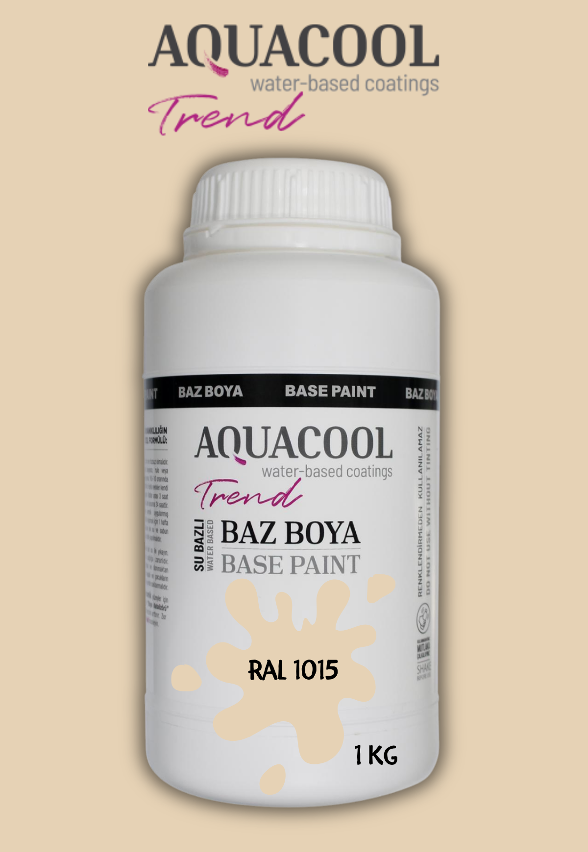Aquacool Trend M.A.C K7 Ral Renkleri 1 Kg Renklendirilmiş Akrilik Hobi Boya