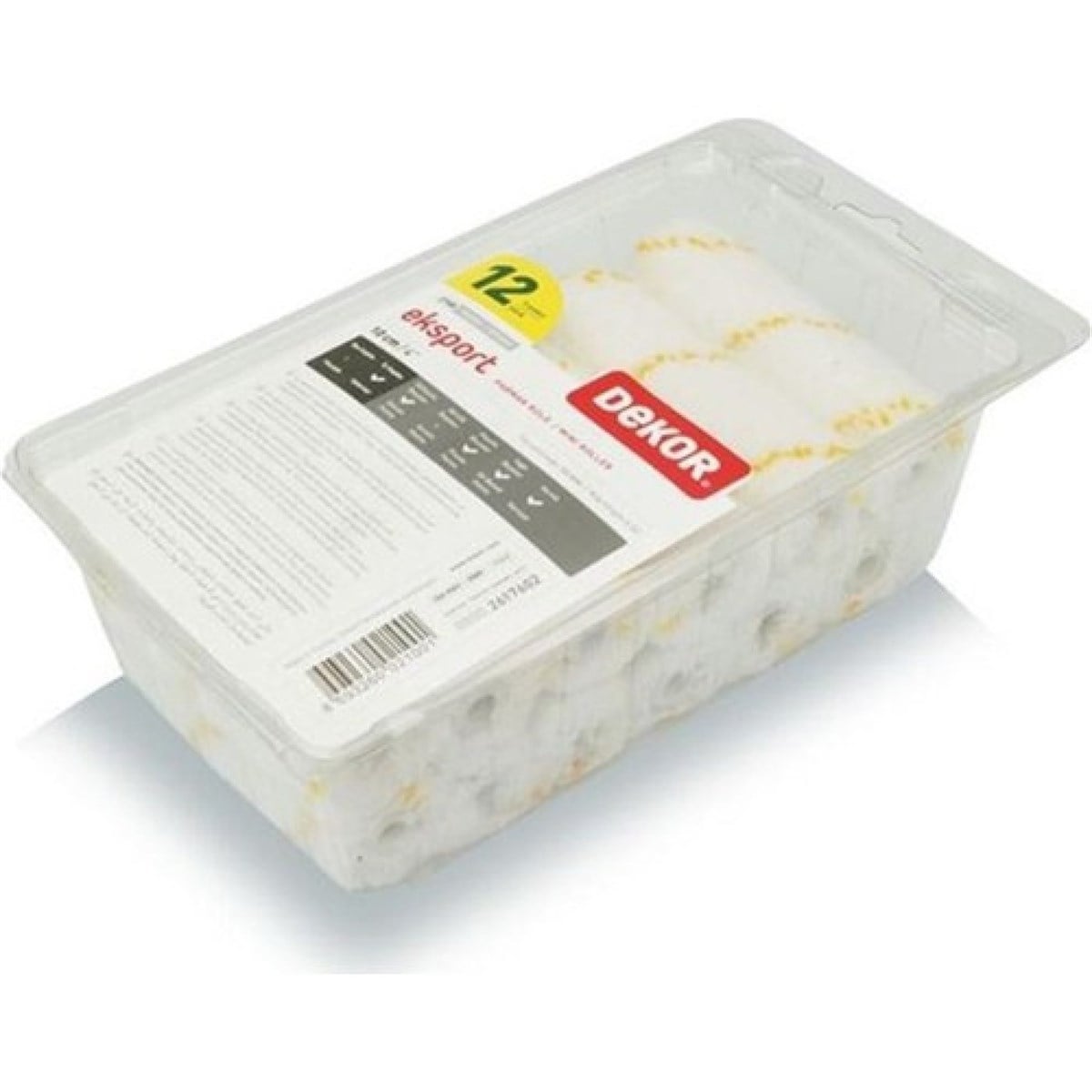 Dekor 2100 Parmak Rulo Eksport Yedek 10 cm 12 li Paket