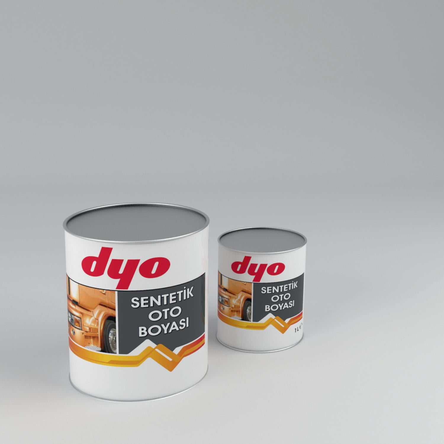 Dyo Sentetik Oto Boyası Siyah 3 Litre 118 Seri