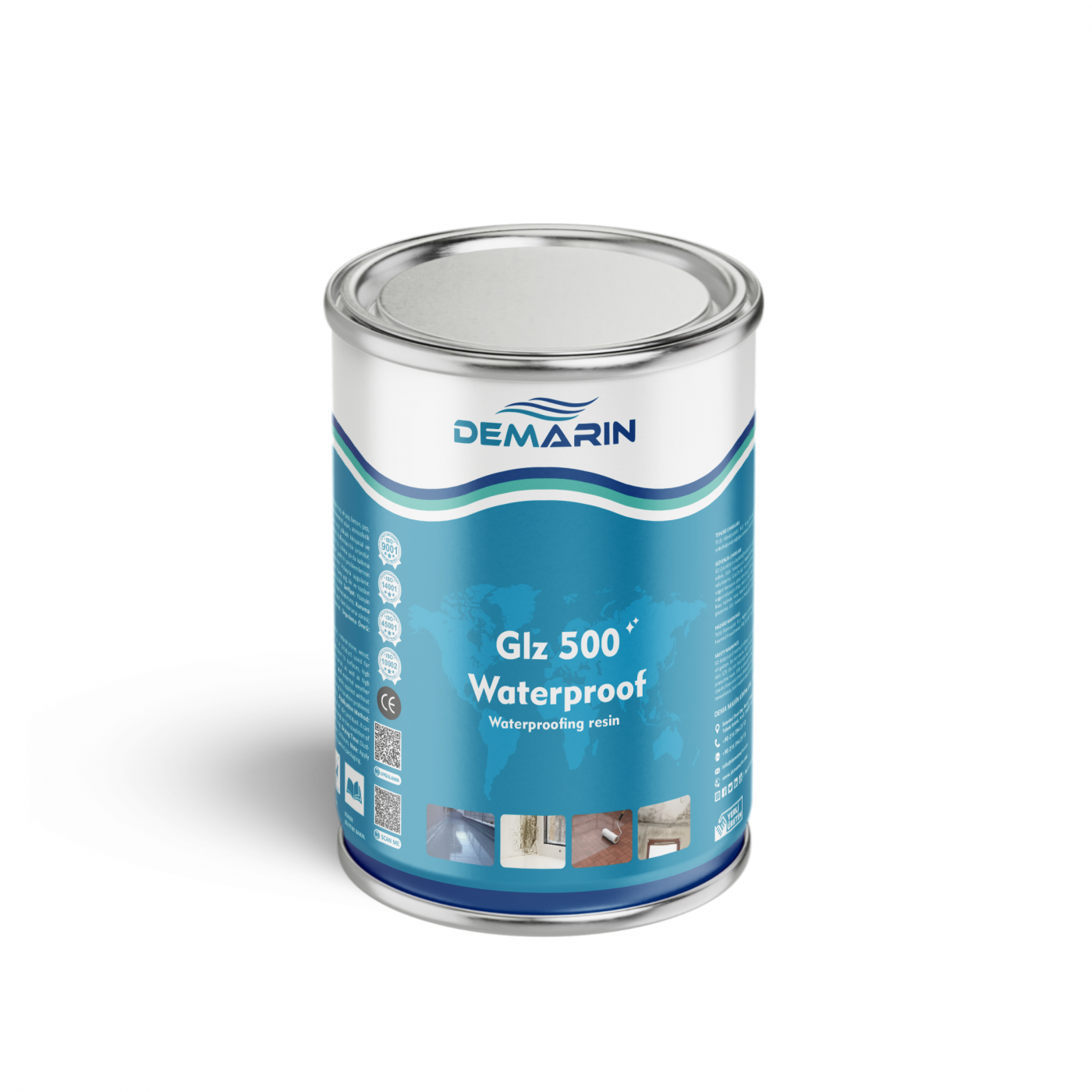 GLZ 500 Waterproof Nem ve Rutubet Boyası