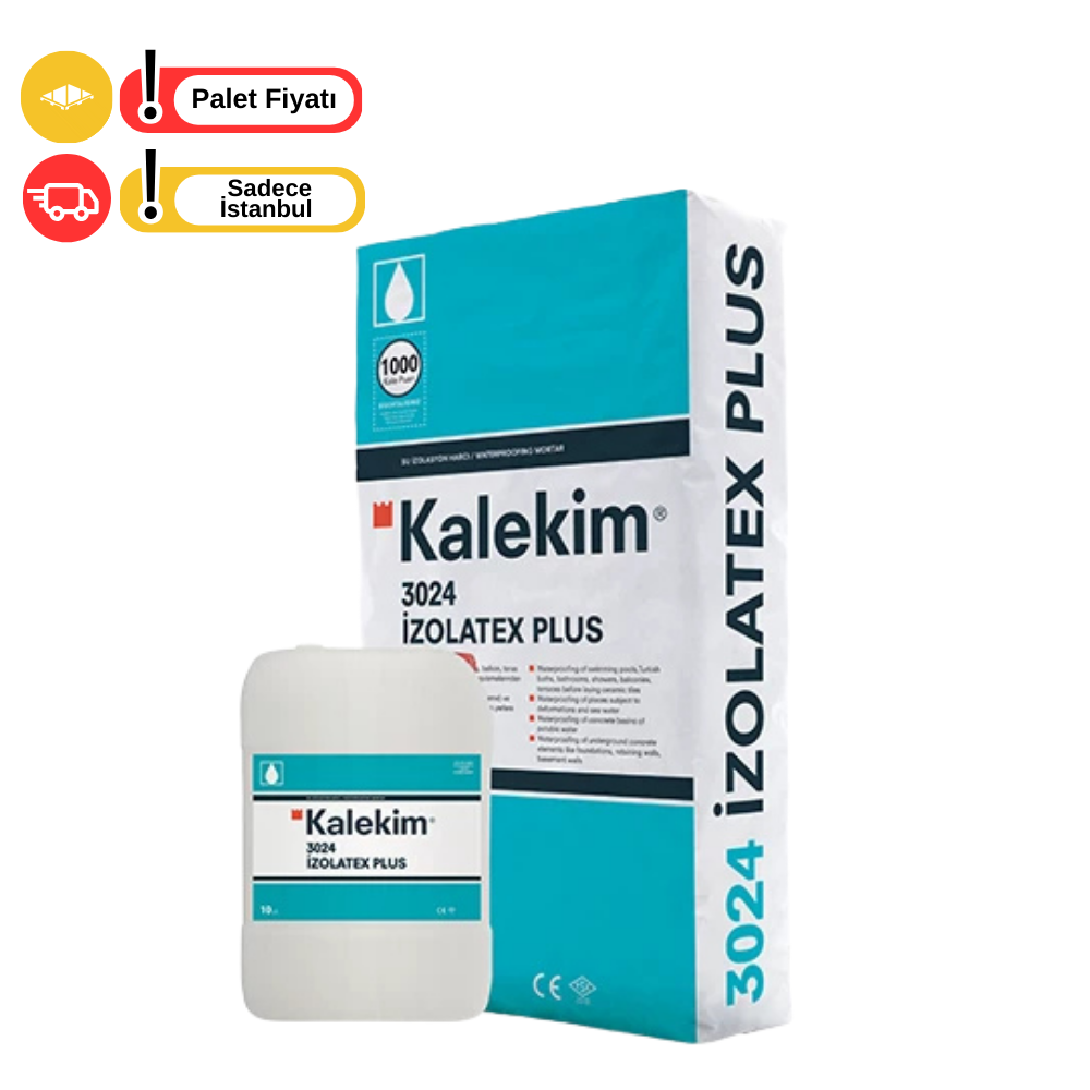 Kalekim 3024 İzolatex Plus 20+10 Kg Toz Ve Sıvı Bileşenli 60 Takım