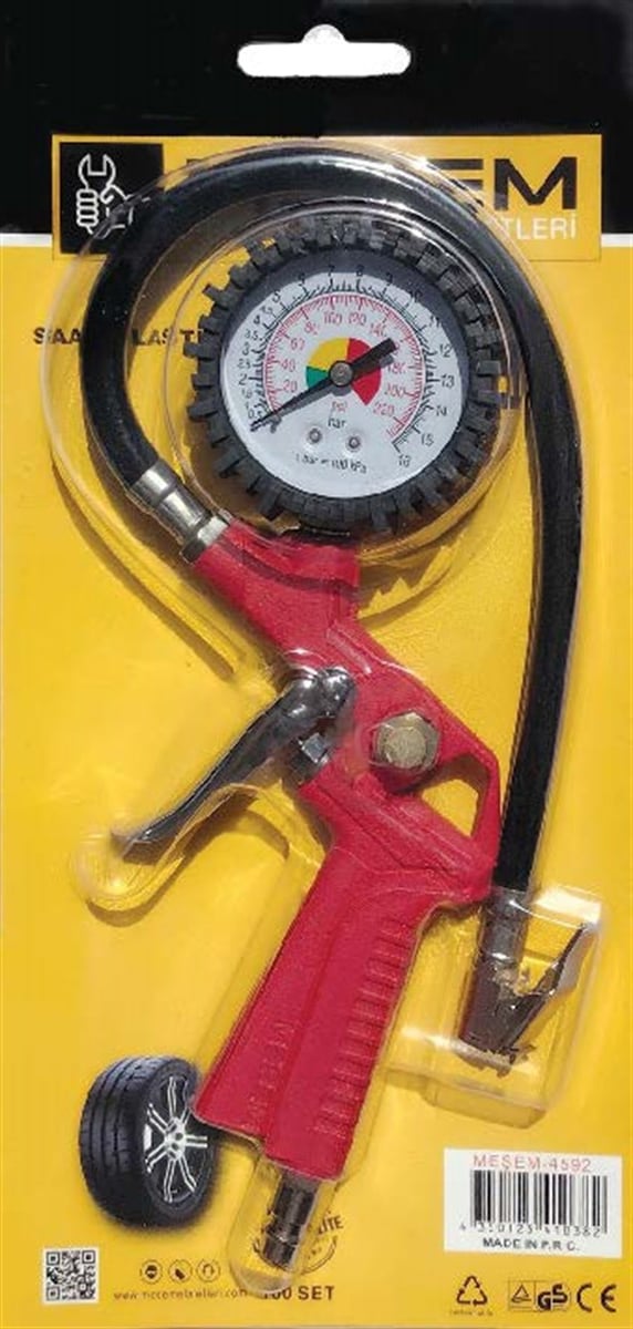 Meşem 4592 Saatli Lastik Şişirme Tabancası Profesyonel