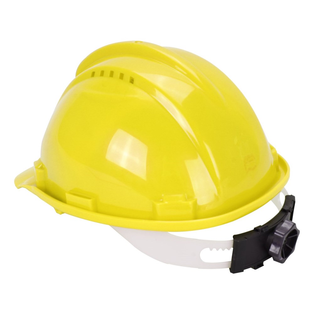 Nalburun CE Belgeli Inşaat Güvenlik Ayarlı Baret Sarı