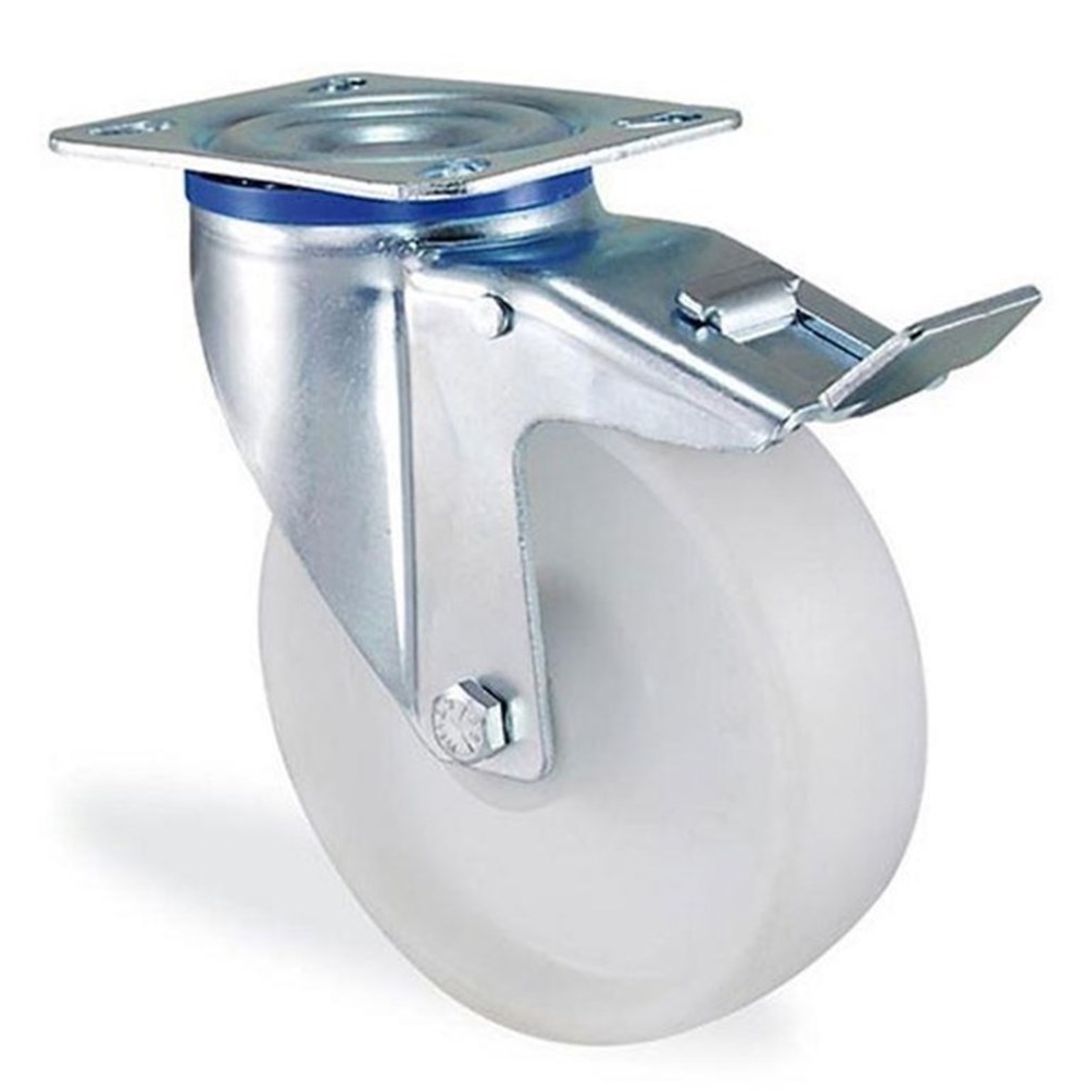 Nalburun Döner Polyamid Teker Frenli 125X40 Mm 1 Adet