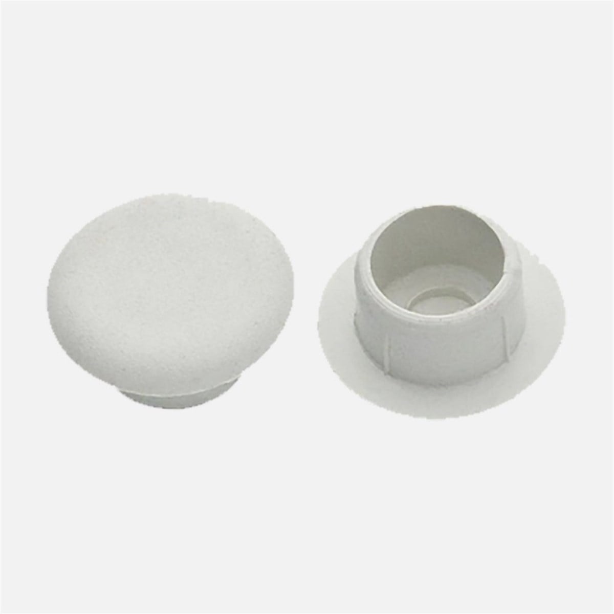 Nalburun Vida Tapası Plastik Beyaz Kahverengi 10 mm 1 Adet