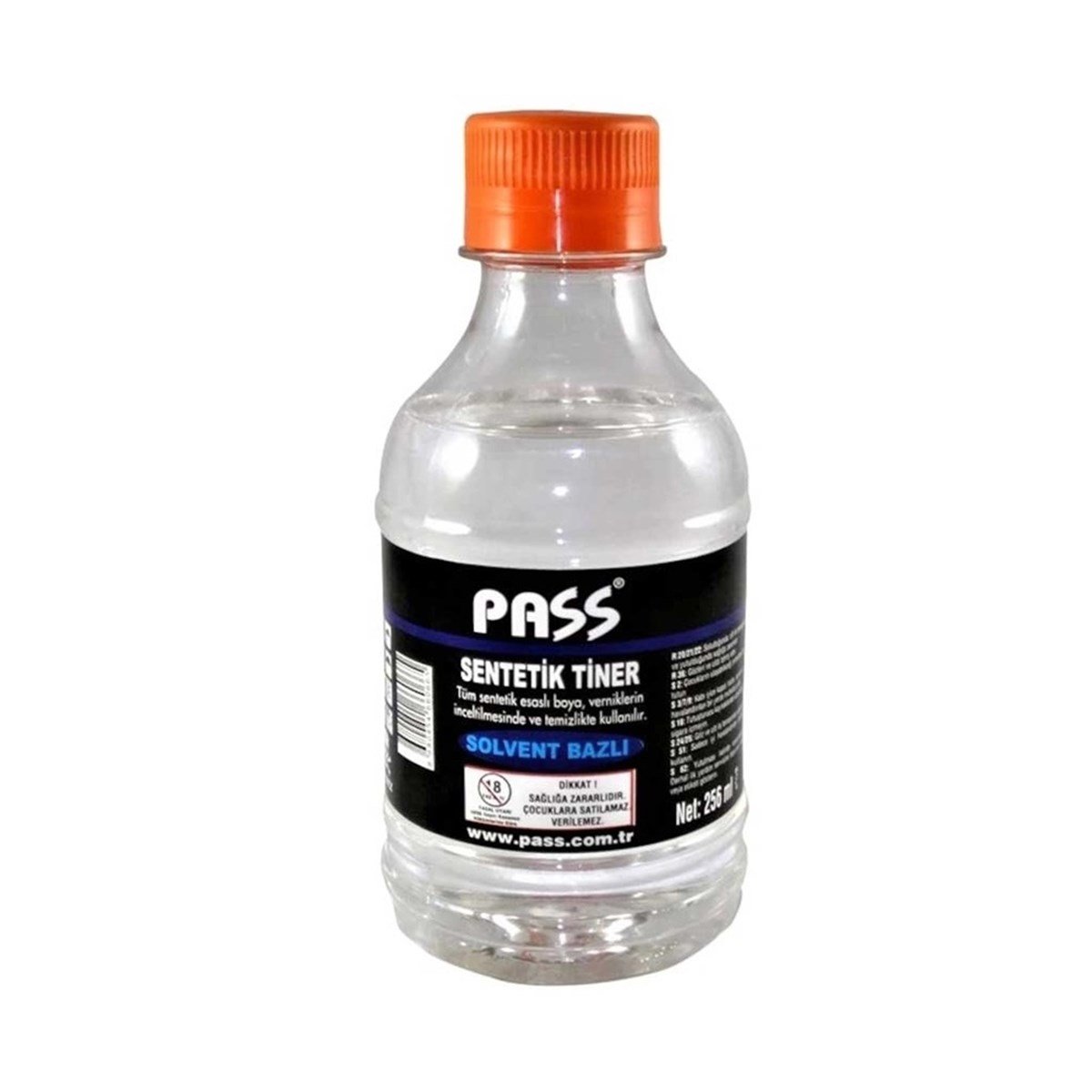 Pass Sentetik Tiner Solvent Bazlı 200 Gr Yeni 256 Ml 