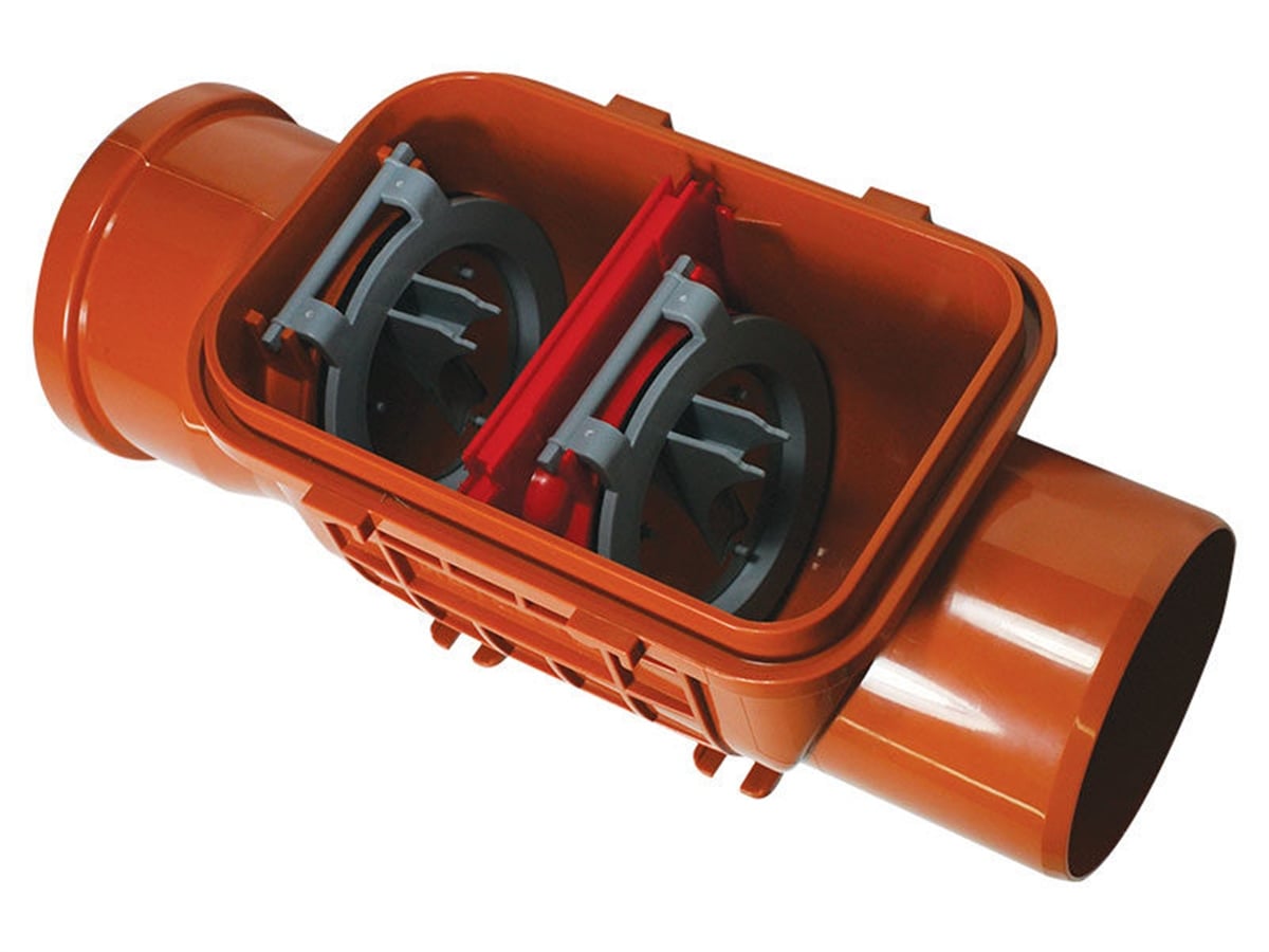 Pis Su Çelik Çift Kapaklı Kilitli Çekvalf 110 (PSC13)