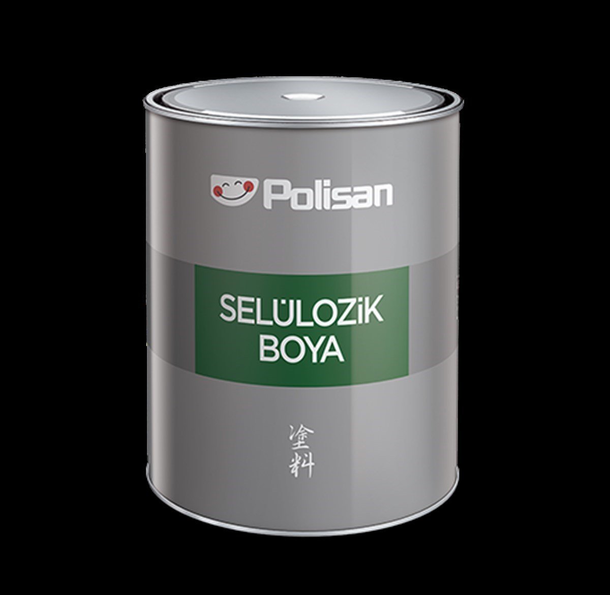 Polisan Selülozik Boya 12 Kg Beyaz Ve Mat Siyah