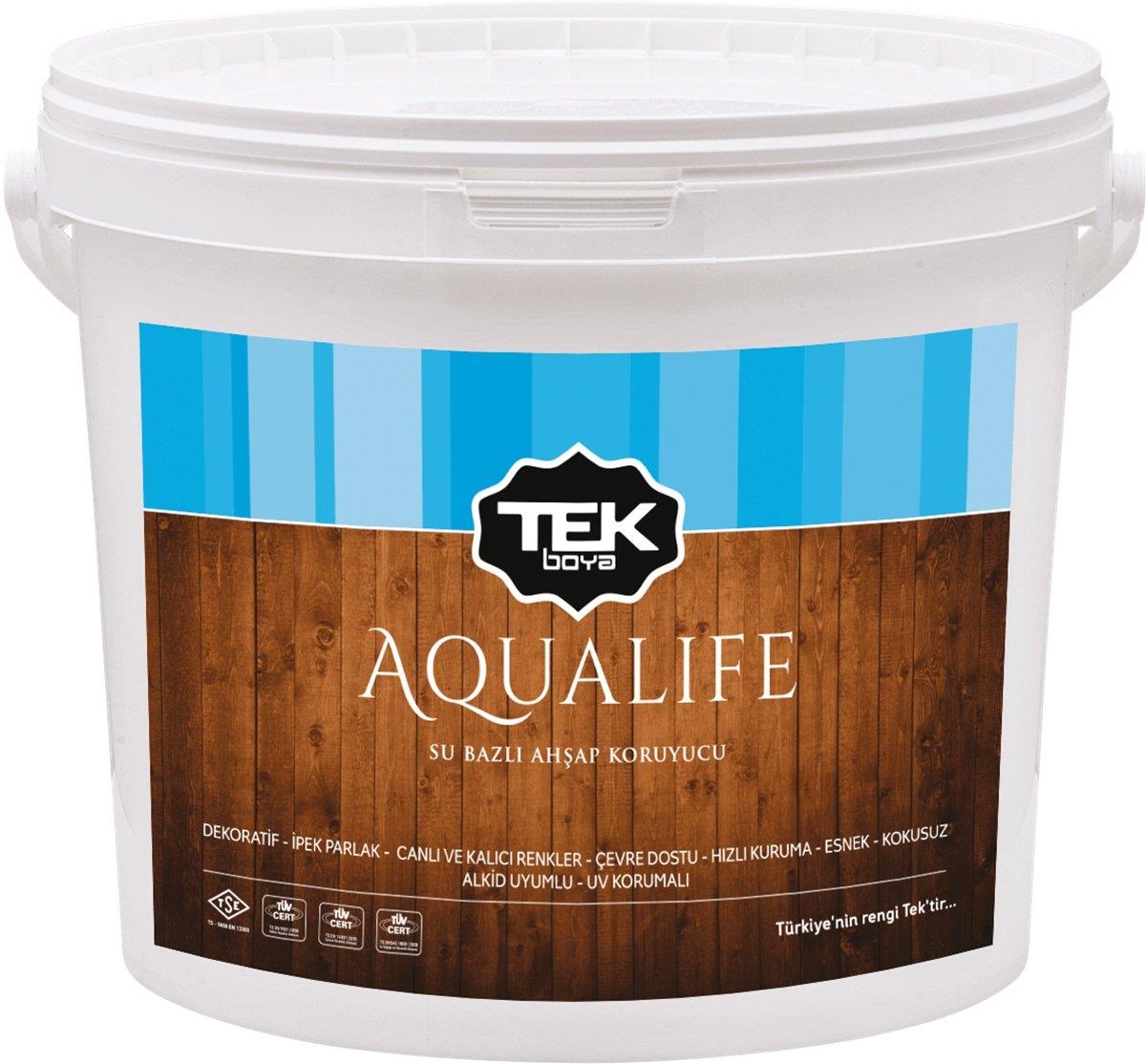 Tek Aqualife Su Bazlı Ahşap Koruyucu 2,5 Lt