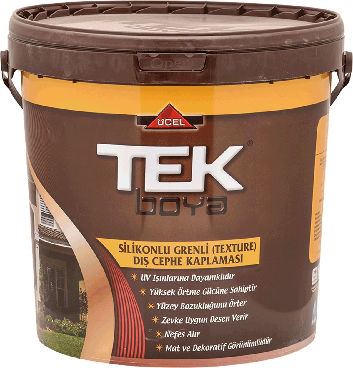 Tek Silikonlu Grenli Dış Cephe Boyası