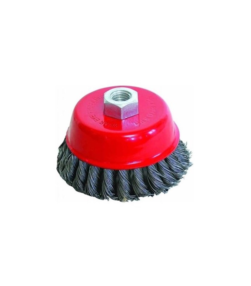 Ugr Çanak Vidalı Burgulu Telli Fırça 100 Mm 1 Adet