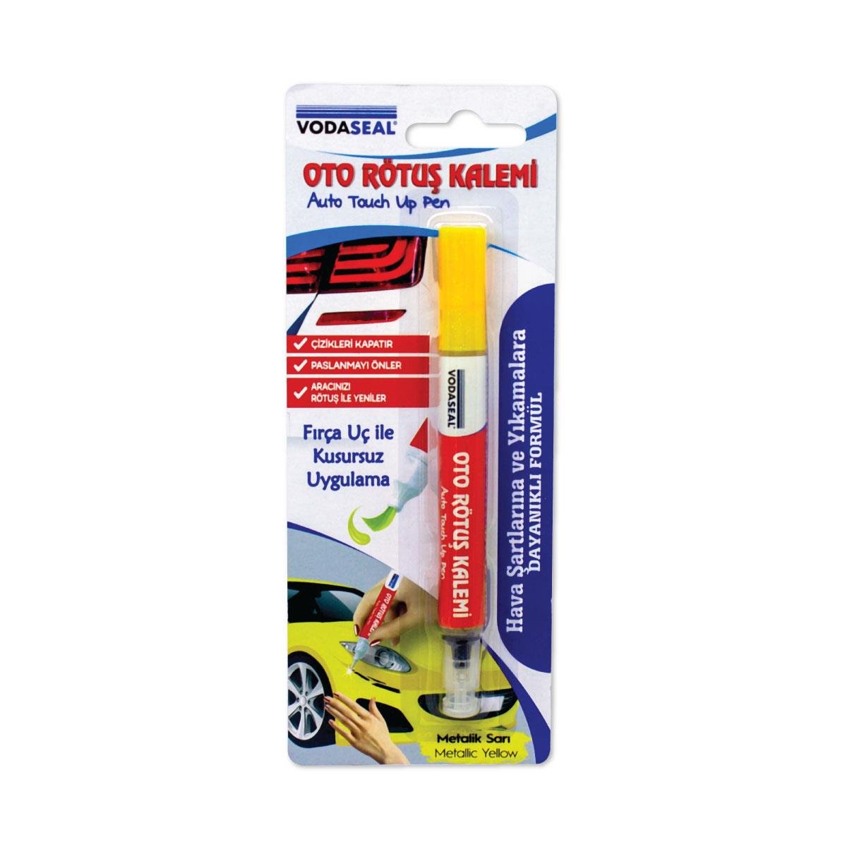 Vodaseal Oto Rötuş Kalemi Metalik Sarı 5 Ml