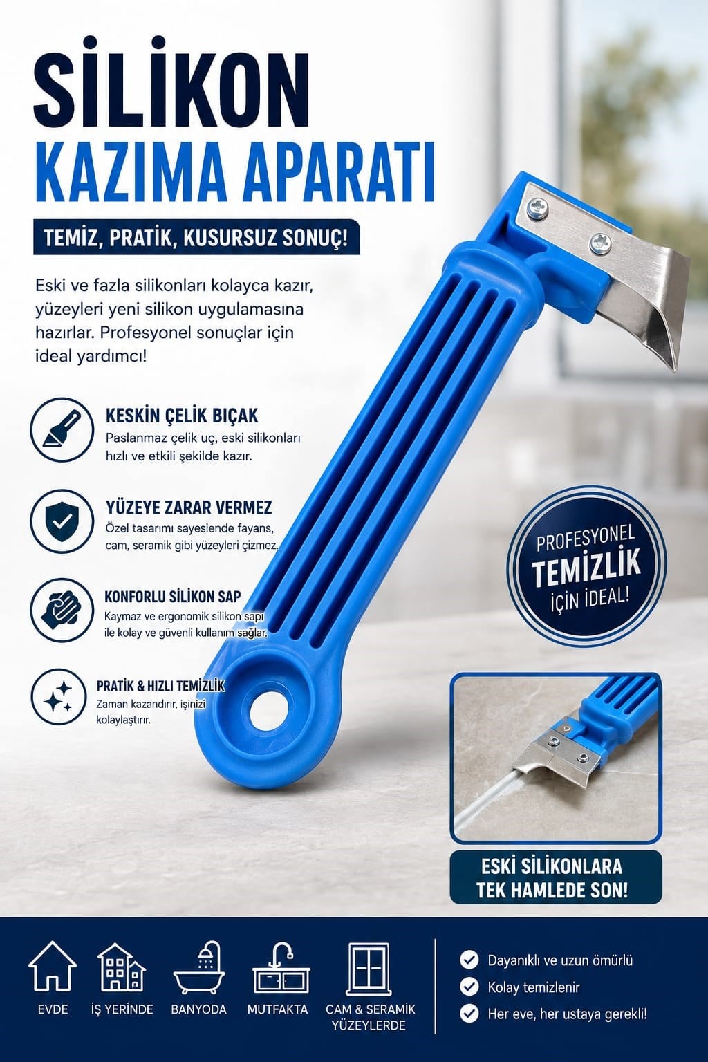 Vodatool Silikon Kazıyıcı 