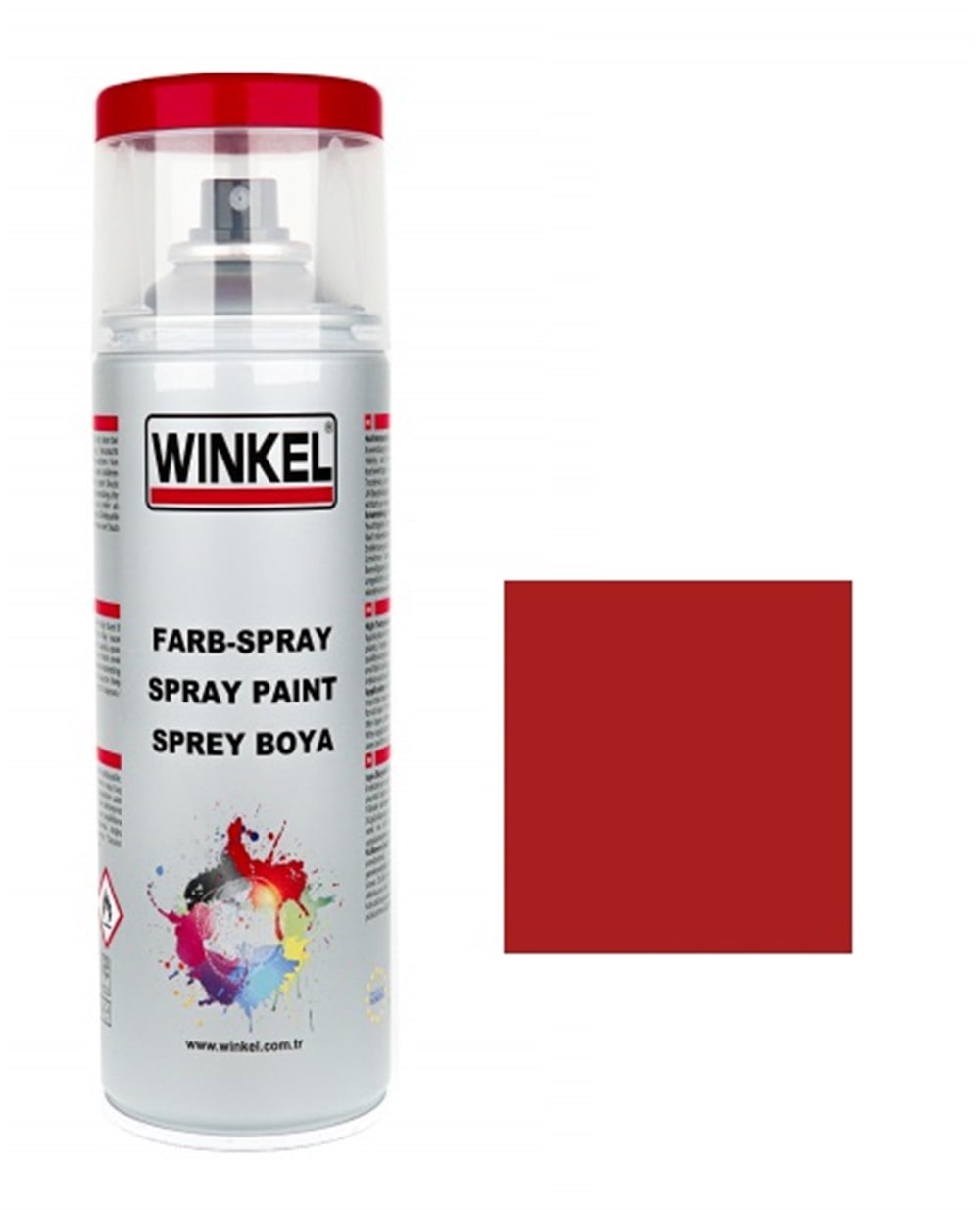 Winkel Sprey RAL 3000 Boya Kırmızı 400 Ml