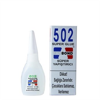 Evobond 502 Super Glue Süper Yapıştırıcı 20 Gr