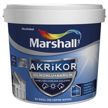 Marshall Akrikor Silikonlu  Akrilik Dış Cephe Boyası