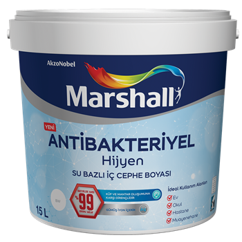 Marshall Antibakteriyel Hijyen Silinebilir İç Cephe Boyası