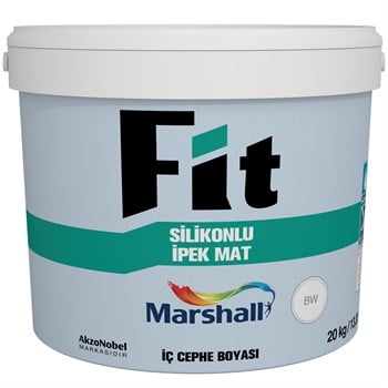 Marshall Fit Silikonlu İpek Mat Silinebilir İç Cephe Boyası