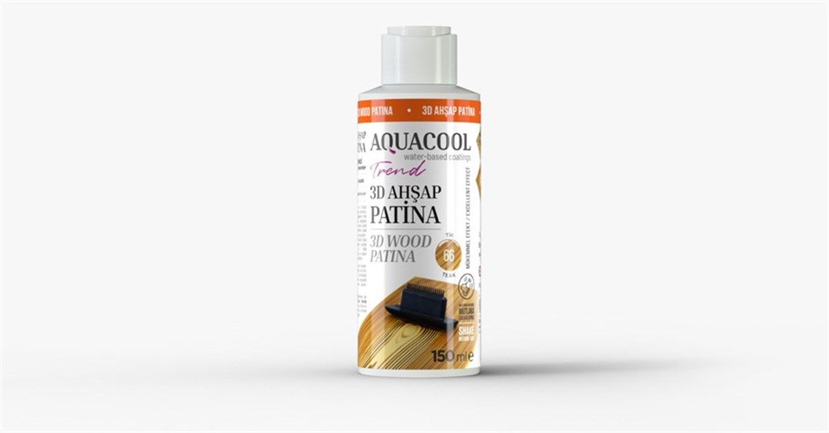 150 Ml Aquacoll Trend 3D Ahşap Patina Tik 66