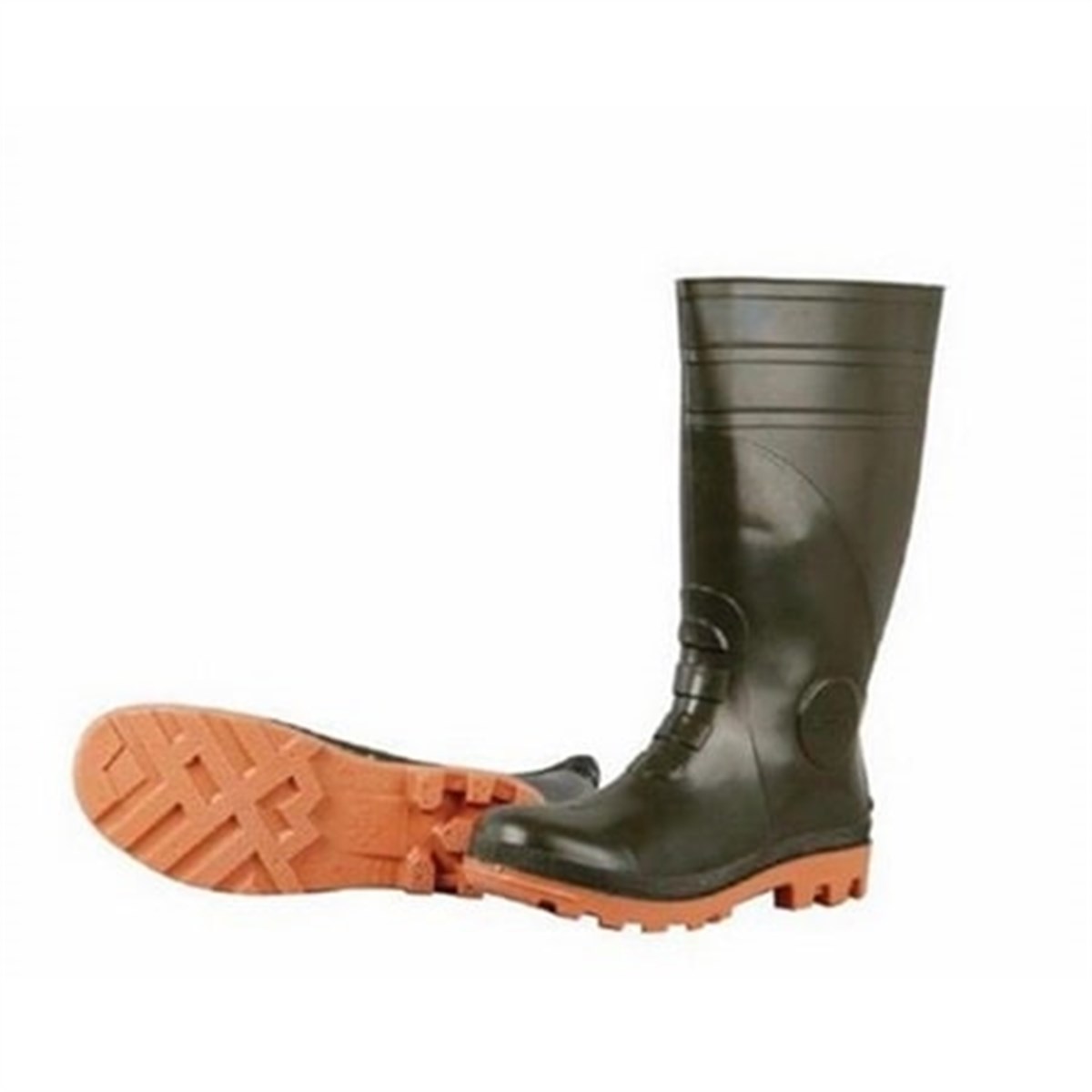 261 Gezer 44 Numara Çelik Burun Çelik Taban Emniyet İş Güvenliği Çizmesi Yeşil