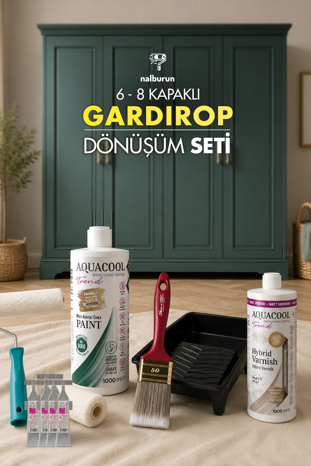 Aquacool 6/8 Gardırop Dönüşüm Seti