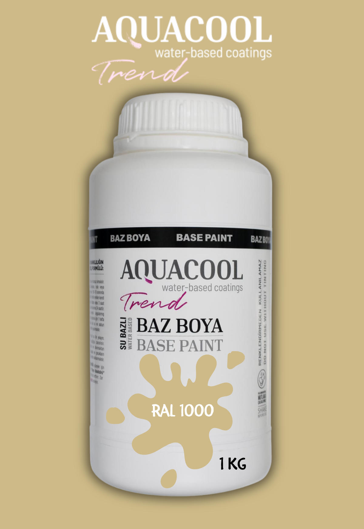 Aquacool Trend M.A.C K7 Ral Renkleri 1 Kg Renklendirilmiş Akrilik Hobi Boya