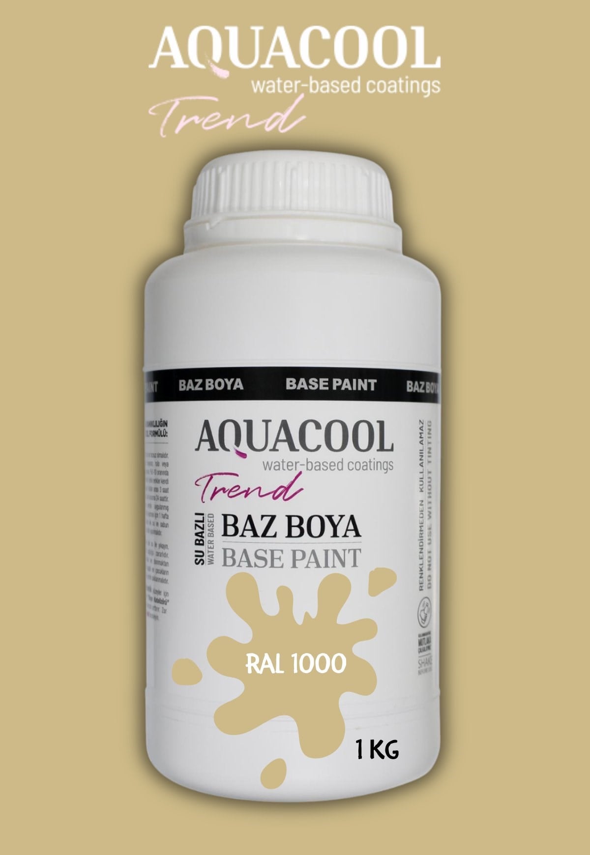 Aquacool Trend  M.a.c Ral Renkleri 1 Kg Akrilik Dönüşüm Boyası