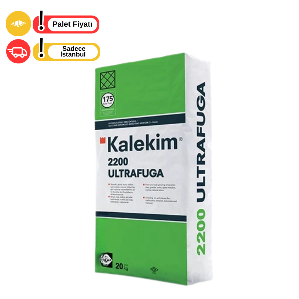 Kalekim Ultrafuga Derz Dolgu 20 Kg Siyah 60 Adet
