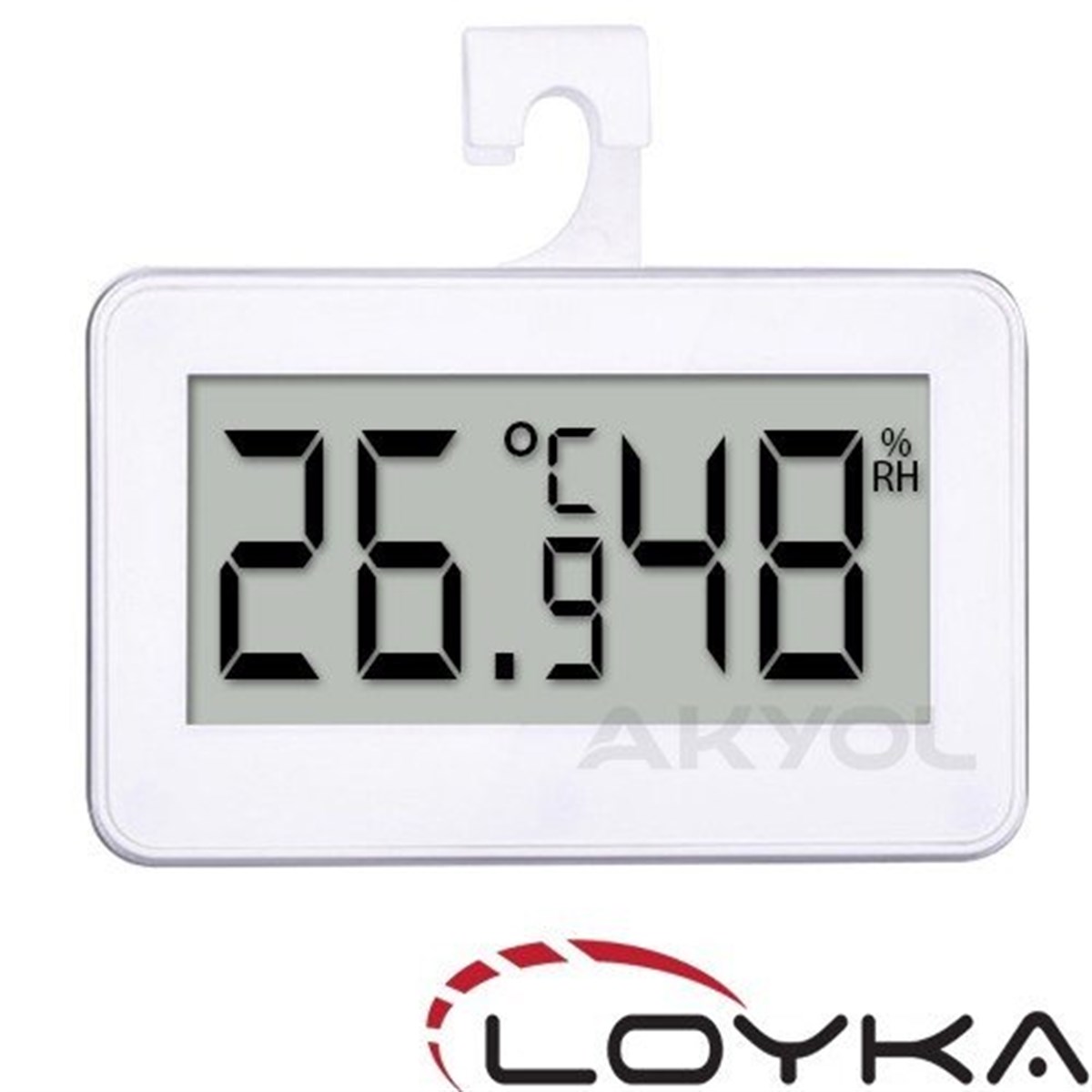 Loyka BT 3500 Buzdolabı Mini Sıcaklık ve Nem Ölçer Askılı