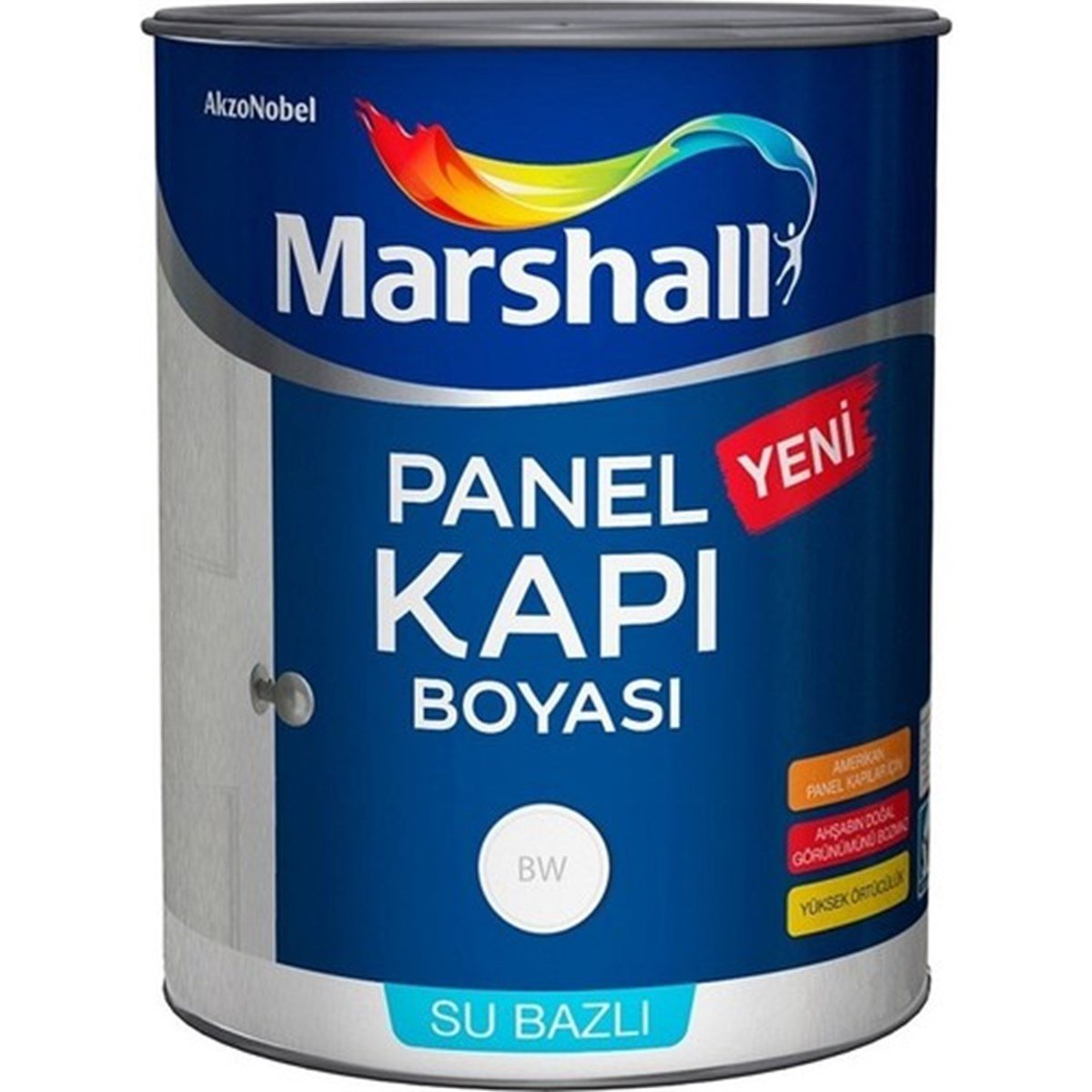 Marshall Panel Kapı Boyası Su Bazlı Beyaz