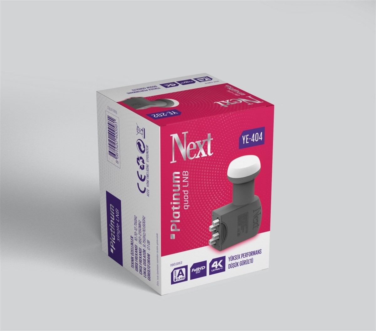 Next & NextStar YE-404 4 Çıkışlı Quad Platinum Lnb Yüksek Performans
