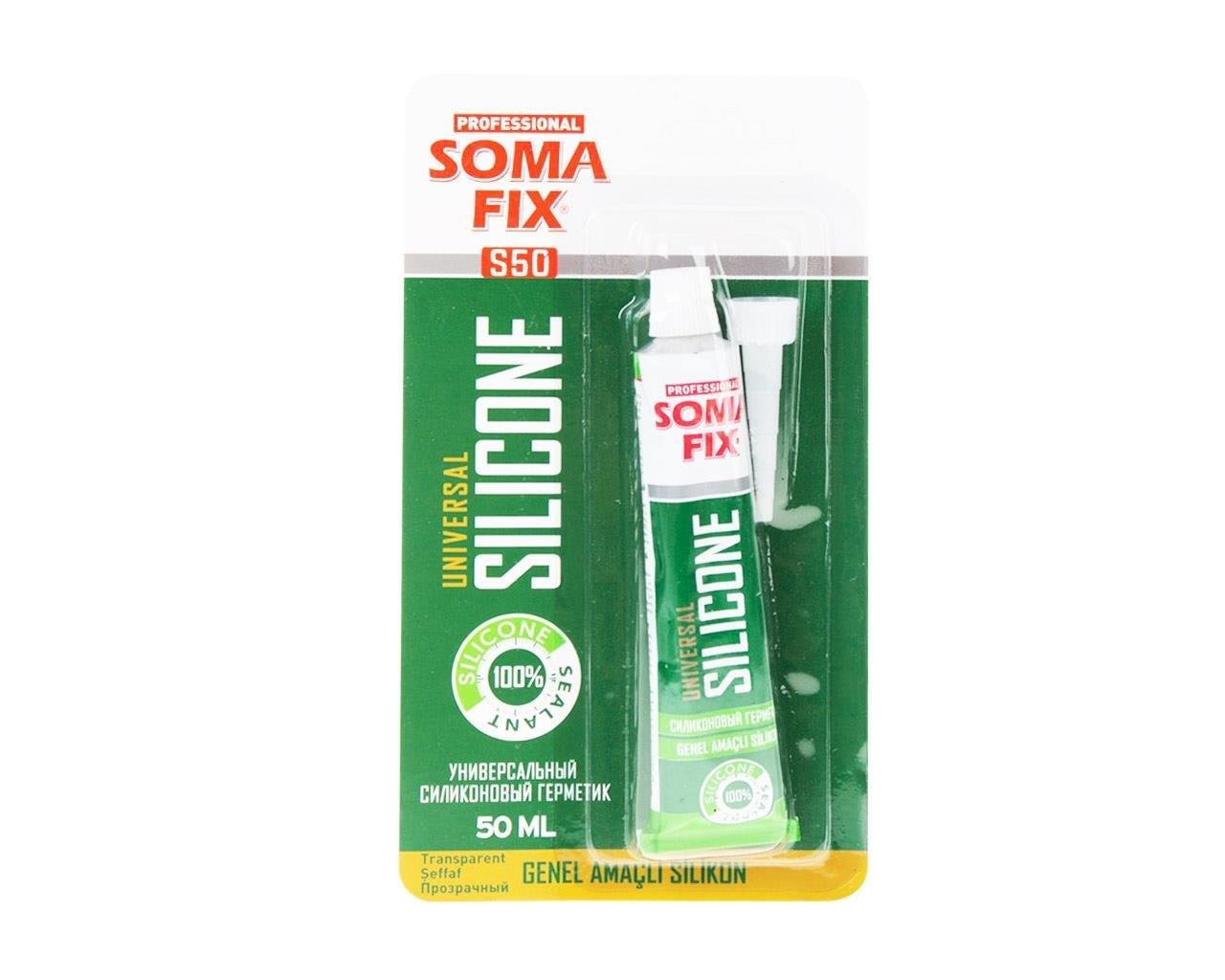 Somafix Tüp Silikon 40 Ml Şeffaf