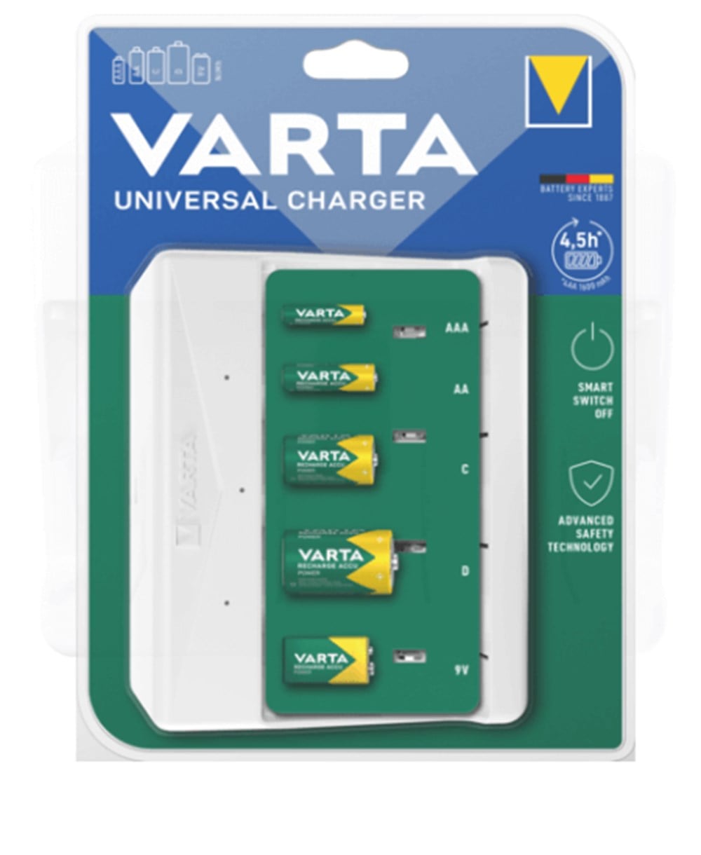 Varta 5765 401 Universal Charger Şarj Edilebilir Piller İçin Şarj Ünitei