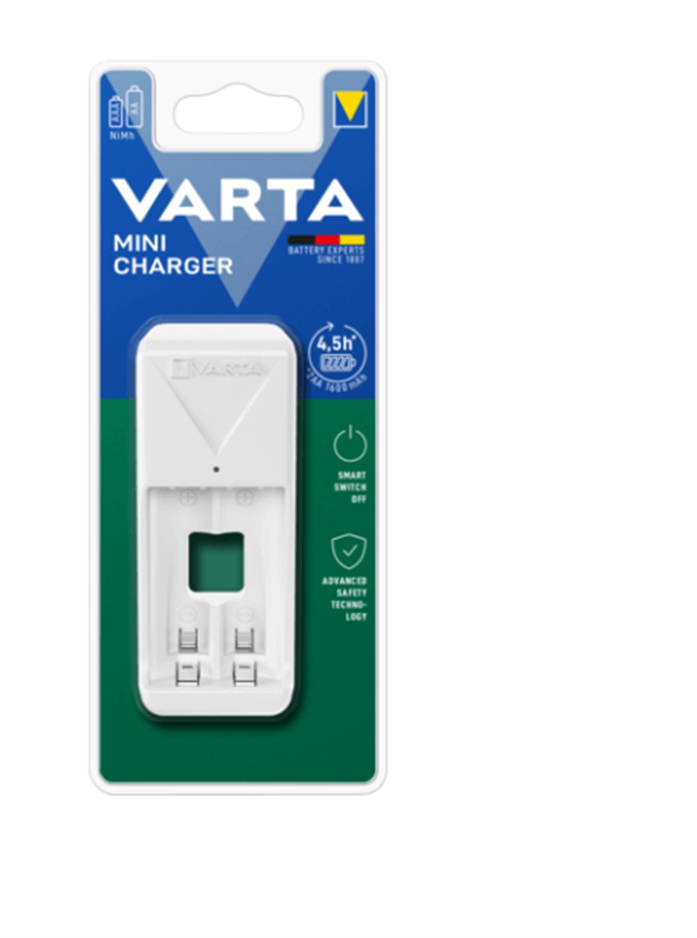 Varta 57656 Mini Charger Hızlı Şarj Ünitesi 2X AA 2100 MAH